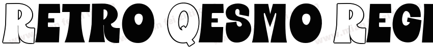 Retro Qesmo Regular字体转换